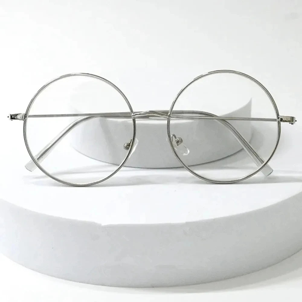Dandadan Okarun Cosplay Glasses – Round Alloy Eyewear Prop