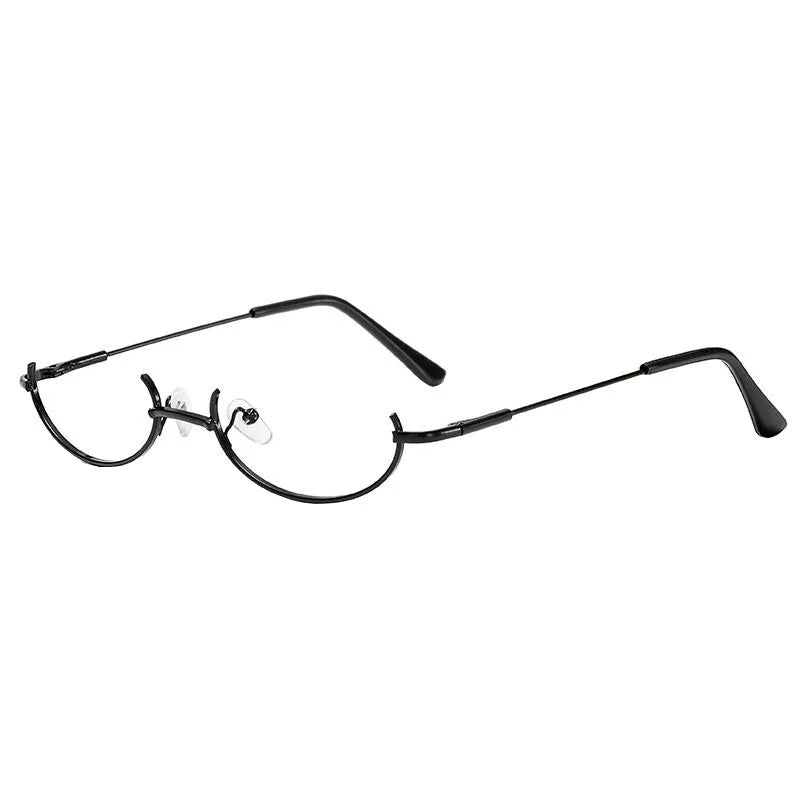 Anime Cosplay Half-Frame Glasses – Lolita & Royal Elder Sister Aesthetic
