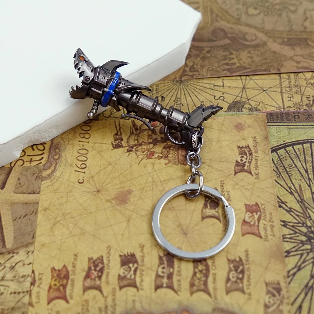 League of Legends Jinx Cannon Keychain - Stylish Game Accessory for Fans