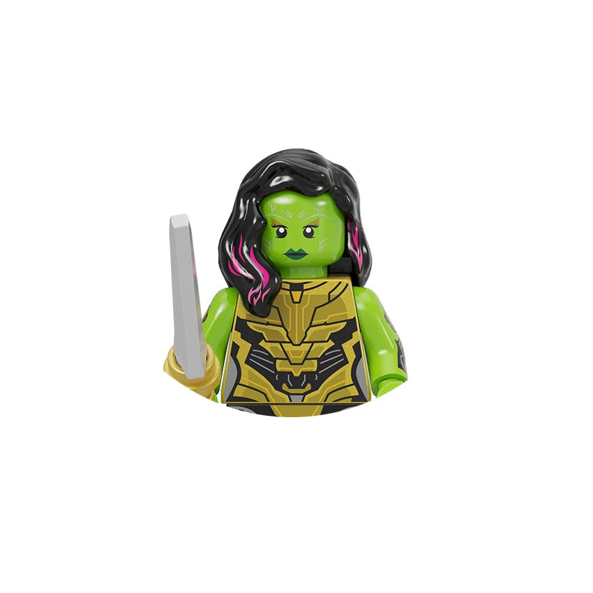 Disney Hot 3D mini Avengers superhero Character Model Set Building Blocks Assembling Toys Children's Birthday Gifts Boys Girls