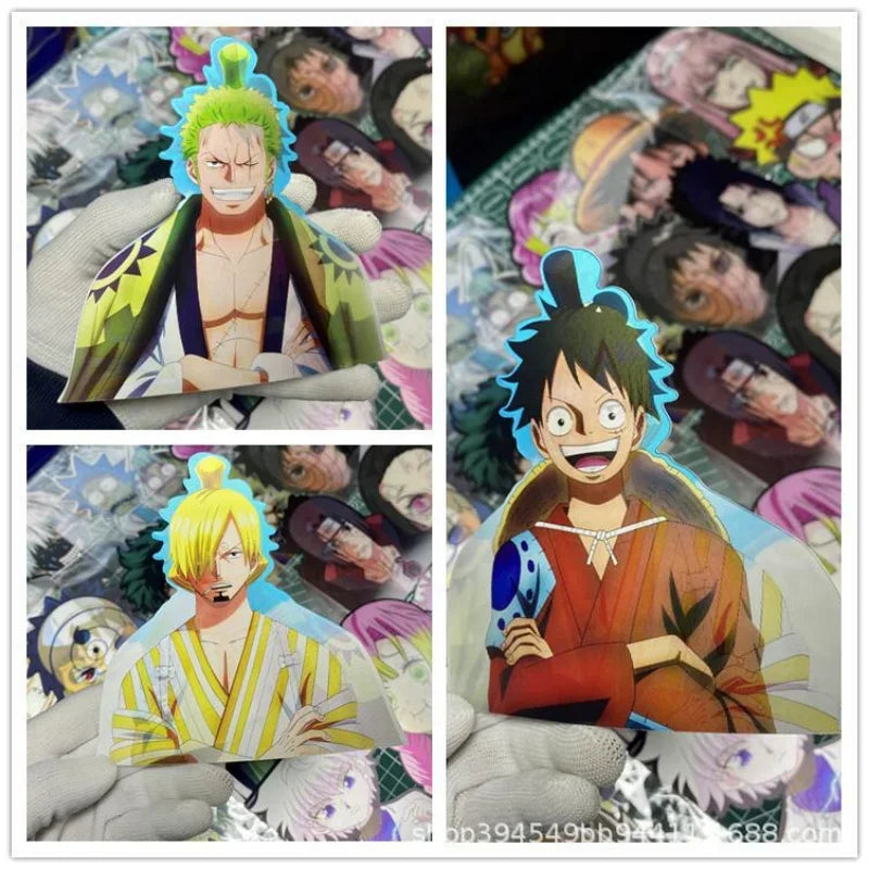 One Piece 3D Transform Sticker - Gear 5 Sun God Nika Luffy for Cars, Laptops & More