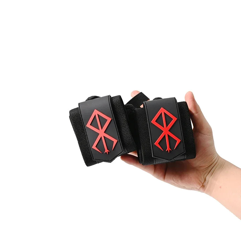 Berserk Anime Wrist Wraps for Gym | Heavy Duty Powerlifting Wrist Support