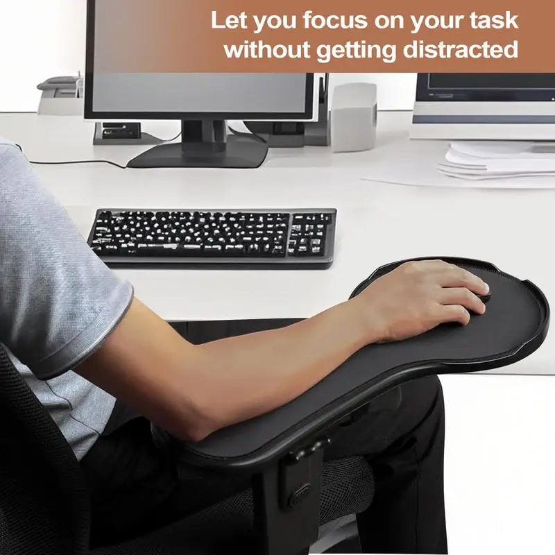Armrest Desk Extender Arm Support Pad Holder For Desk Anti-Slip Adjustable Chair Attachment Extension Elbow Mat For Offices