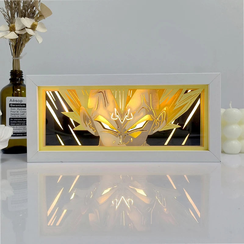 Anime LED Light Box – Manga Paper Carving Desk Lamp for Kids & Collectors