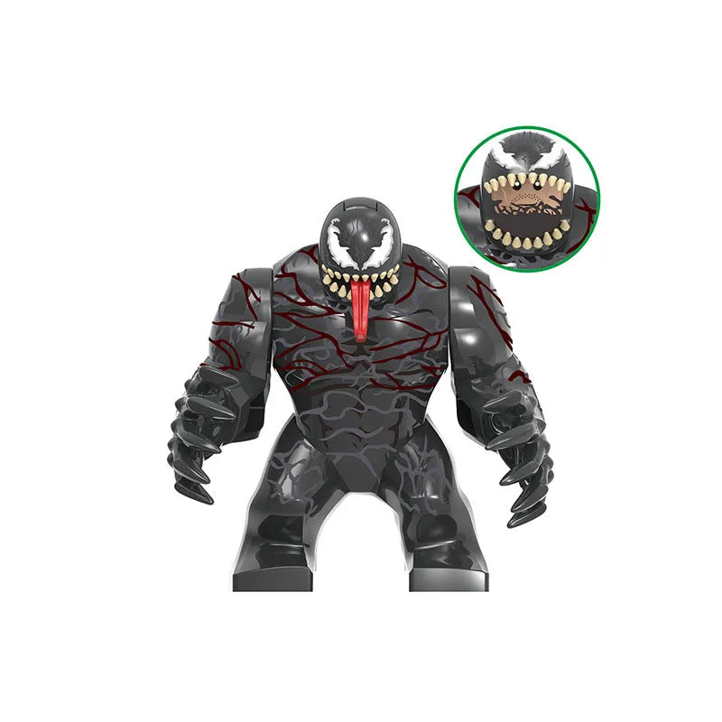 New Marvel 3D superhero characters large model building blocks assembly toys children's birthday gifts boys girl