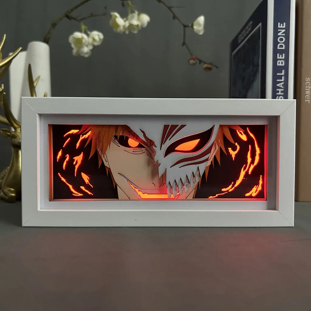 Anime LED Night Light – Demon Slayer, Chainsaw Man & Berserk Lamp