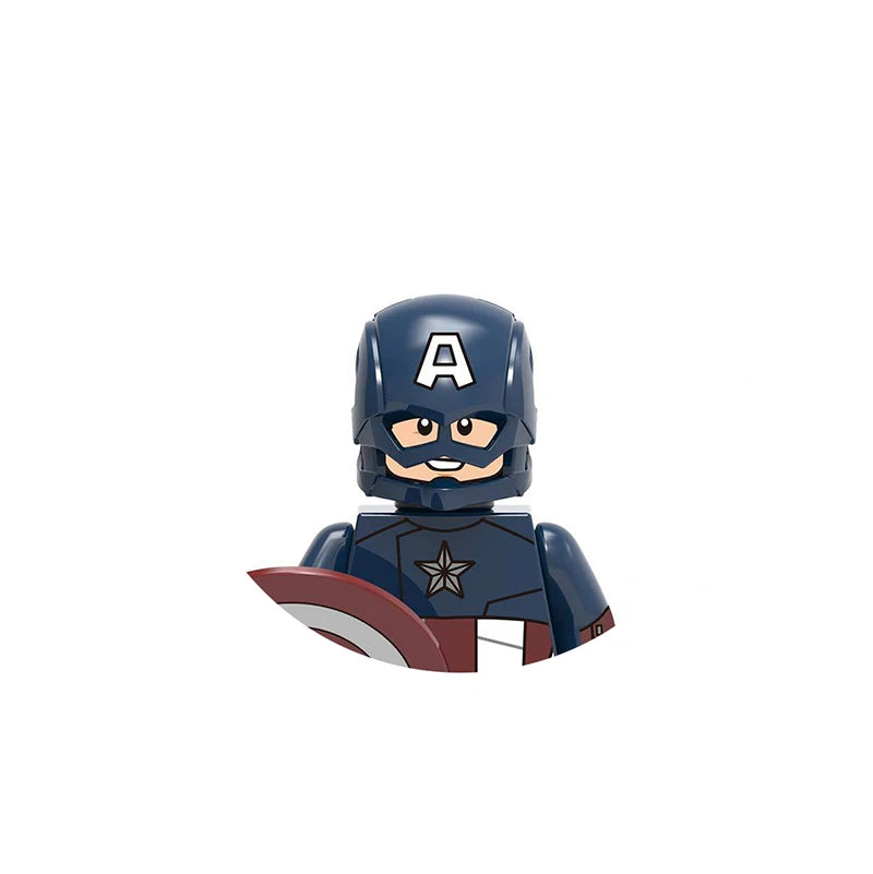 Disney Hot 3D mini Avengers superhero Character Model Set Building Blocks Assembling Toys Children's Birthday Gifts Boys Girls