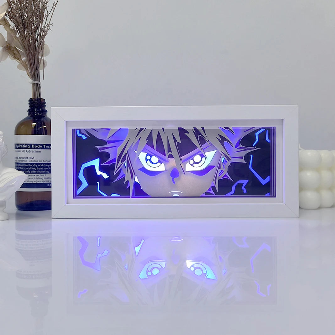 Anime LED Light Box – Manga Paper Carving Desk Lamp for Kids & Collectors