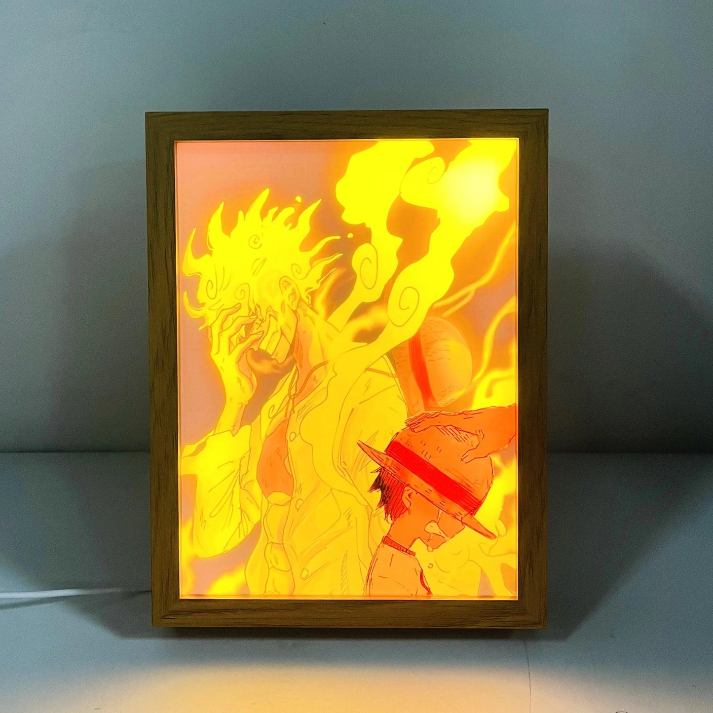 Unleash the Power of Gear 5 with the Luffy 3D LED Night Light! - Rexpect Nerd