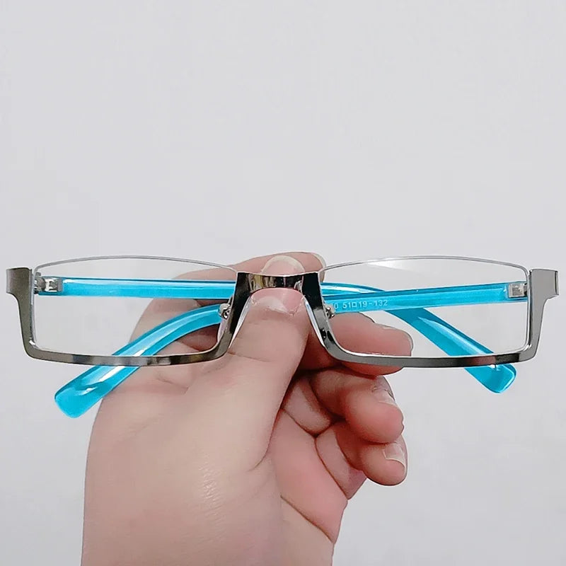 Zenin Maki Cosplay Glasses – Purple Half-Frame Anime Eyewear Prop