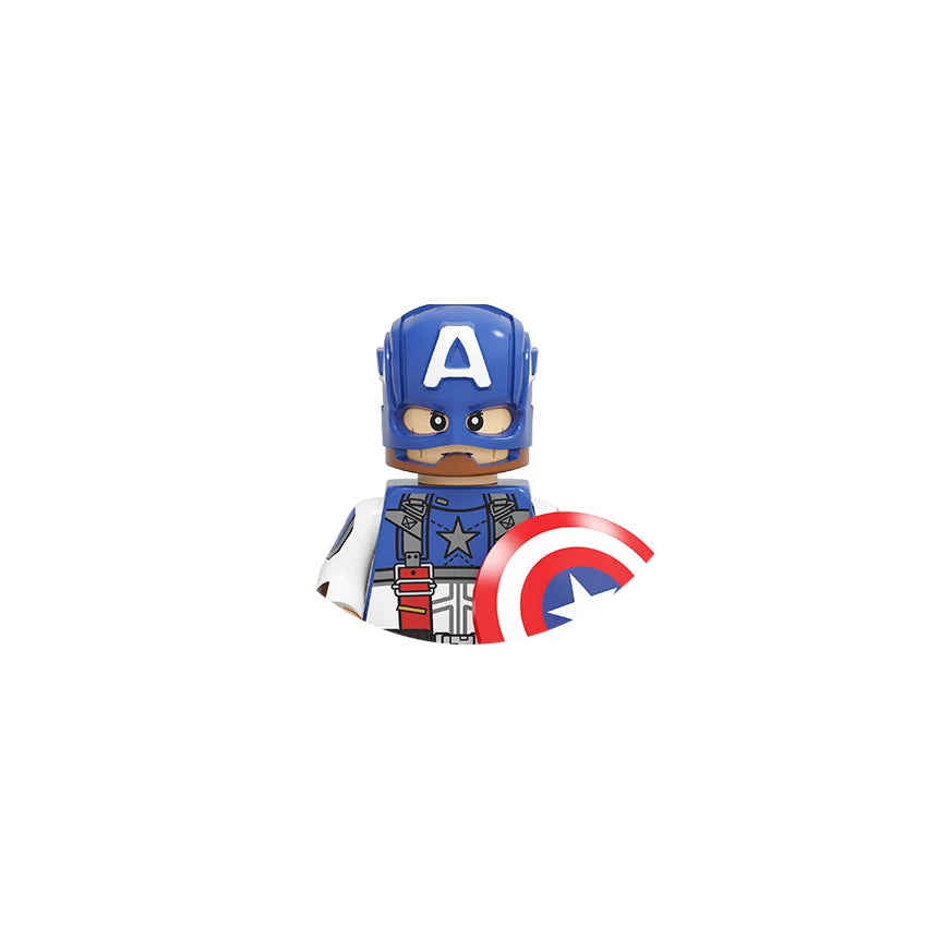 Disney Hot 3D mini Avengers superhero Character Model Set Building Blocks Assembling Toys Children's Birthday Gifts Boys Girls