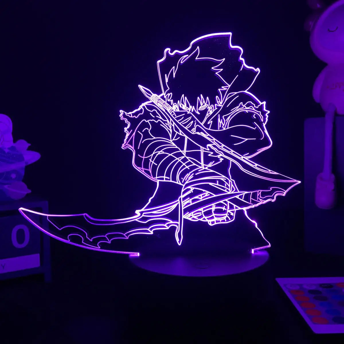 Solo Leveling LED Night Light 3D Acrylic Lamp