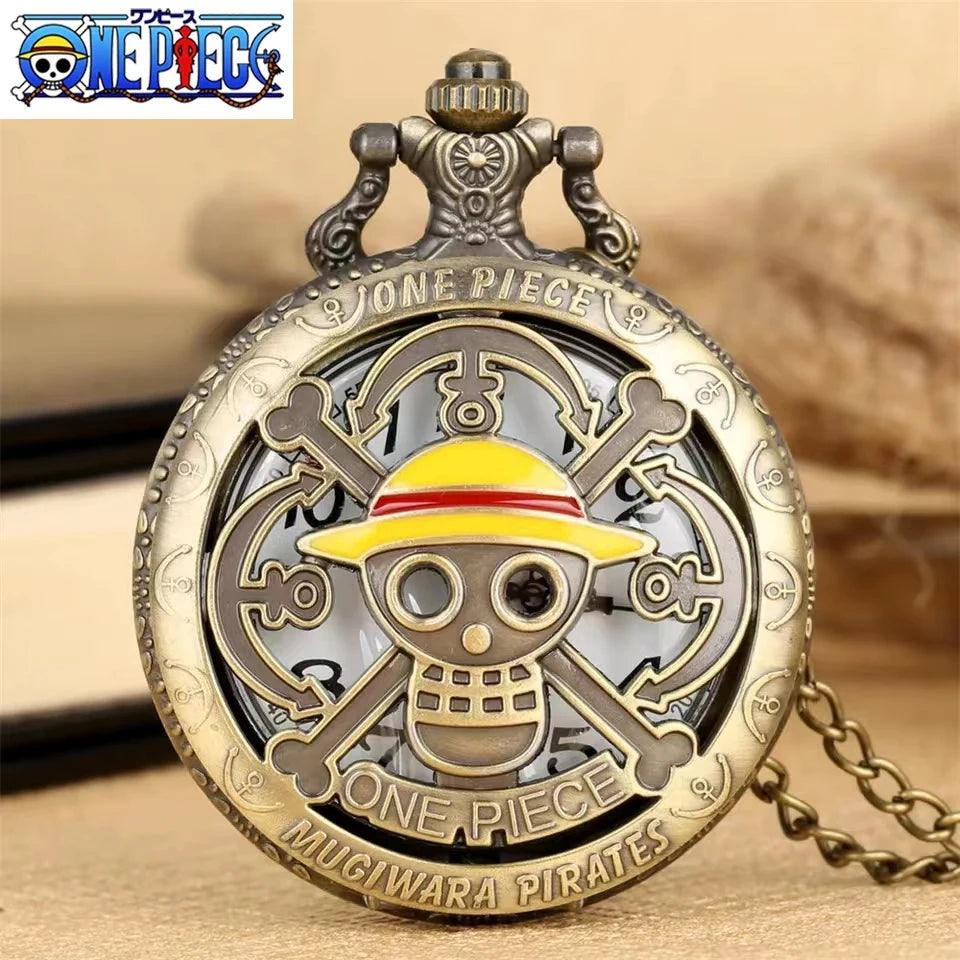 One Piece Vintage Pocket Watch - Bronze Anime Accessory for Fans