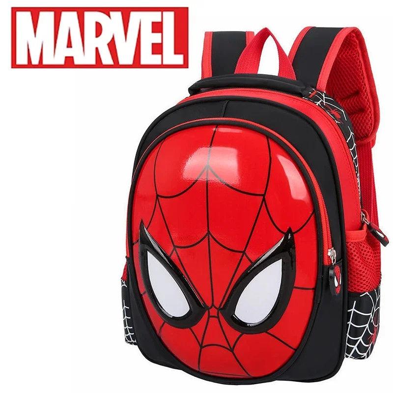Marvel Spider-Man 3D Backpack - Superhero Cartoon Bag for Boys and Kindergarten Kids