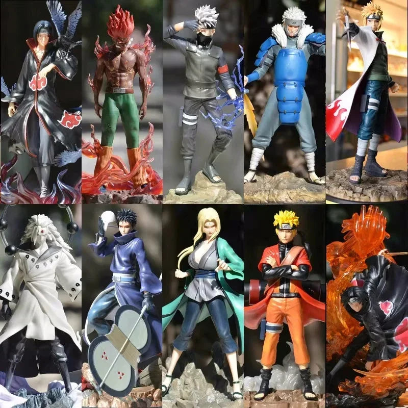 Bandai Naruto Anime Figure Blind Box Lucky Box Figure Sasuke Kakashi Mystery Box Anime