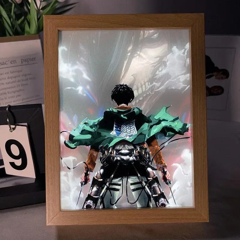 Unleash the Power of the Titans with an Attack on Titan 3D LED Night Light! - Rexpect Nerd