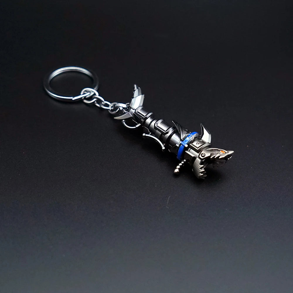 League of Legends Jinx Cannon Keychain - Stylish Game Accessory for Fans
