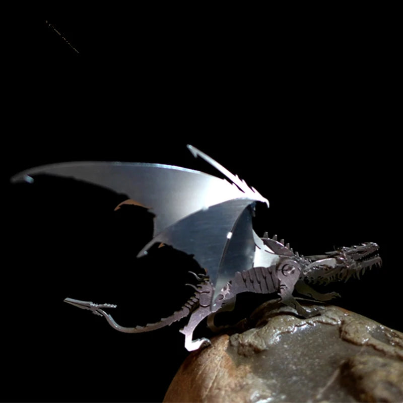 3D DIY assembly of metal insects birthday gifts holiday gifts high-quality simulated animal models unicorns foxes Metal model