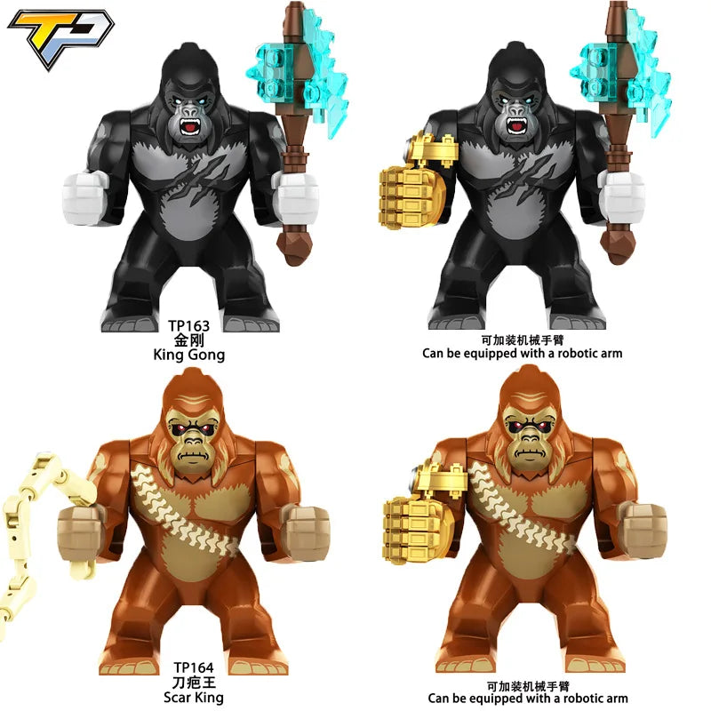Hot-Selling 4cm Children Anime Figure Hero Building Blocks Kid Gift Assembling Toy Model Mini Movies Characters Figurine Bricks