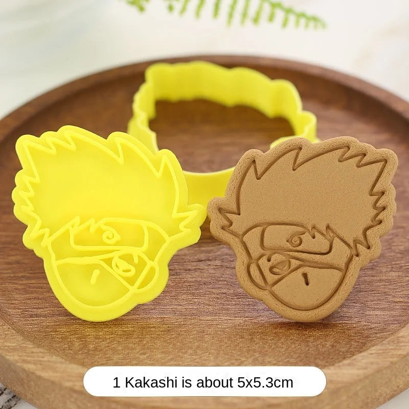 Naruto Cookie Cutter Set | 3D Anime Biscuit & Sandwich Molds for Fun Baking