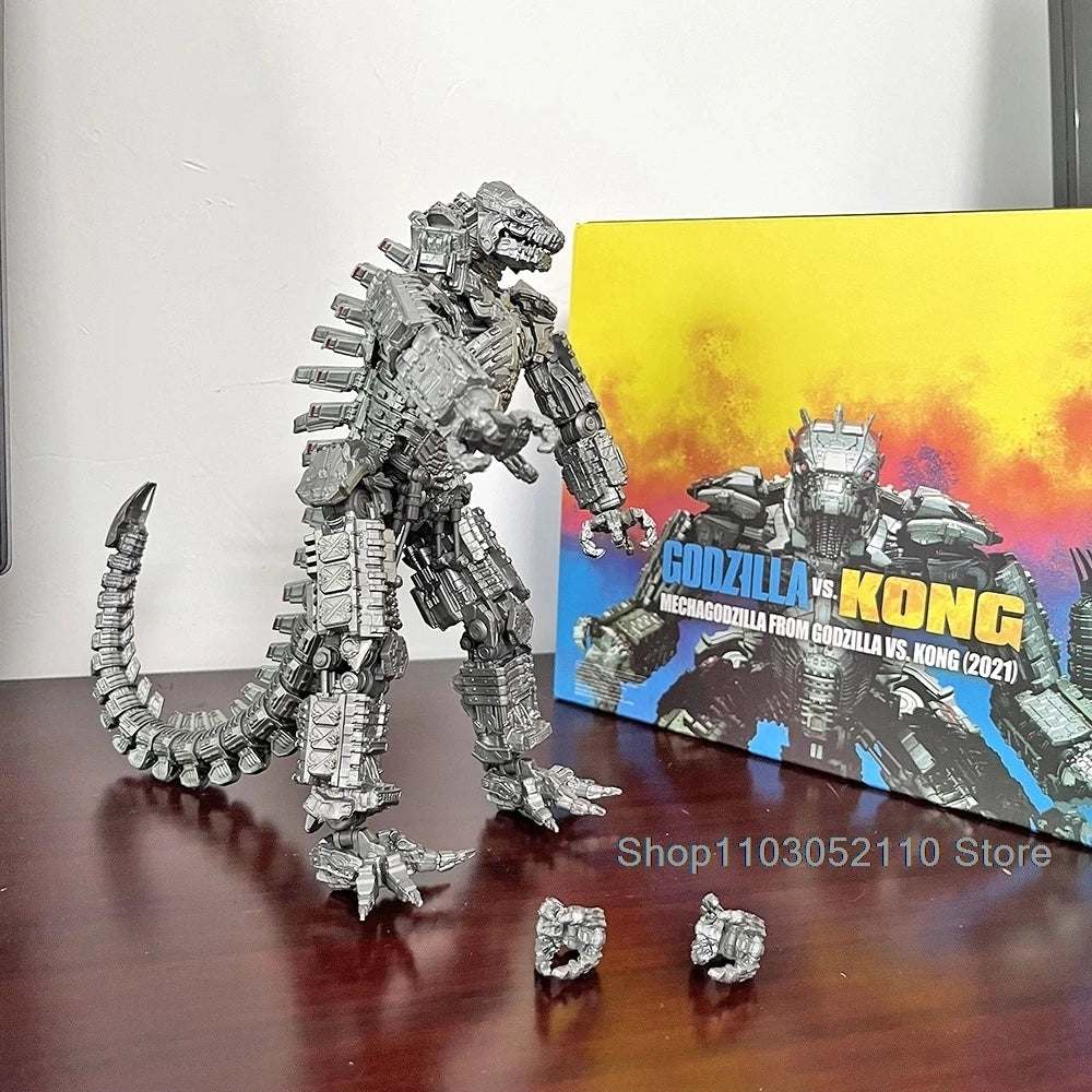 Mechagodzilla Figure Godzilla Vs Kong Giant Godzilla Toy Figure Movie King of The Monster Movable Joints Dinosaur Birthday Gifts