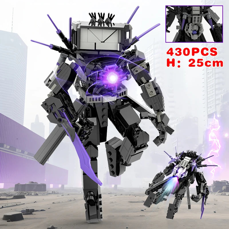 New Skibidi Toileted TVman Multi Joined Mini Action Figures Building Blocks TVman Speakerman Cameraman Model Toys for Kid Gift