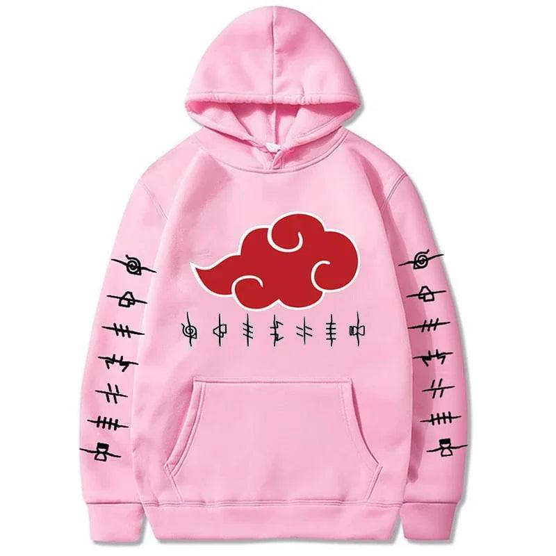 Unisex Akatsuki Cloud Hoodie - Fashion Printed Pullover for Autumn & Winter