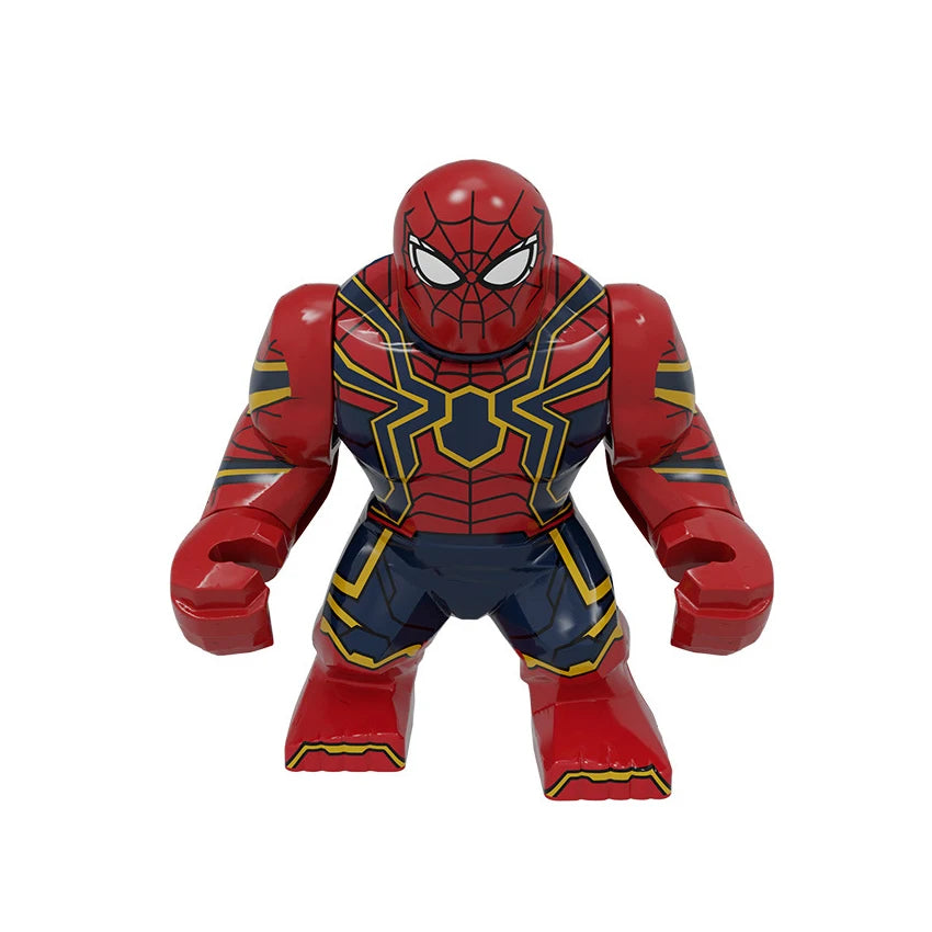 New Marvel 3D superhero characters large model building blocks assembly toys children's birthday gifts boys girl