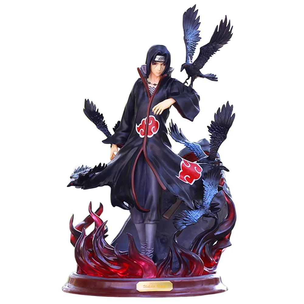 Naruto Uchiha Itachi PVC Action Figure with Crow – 25cm Collectible Model