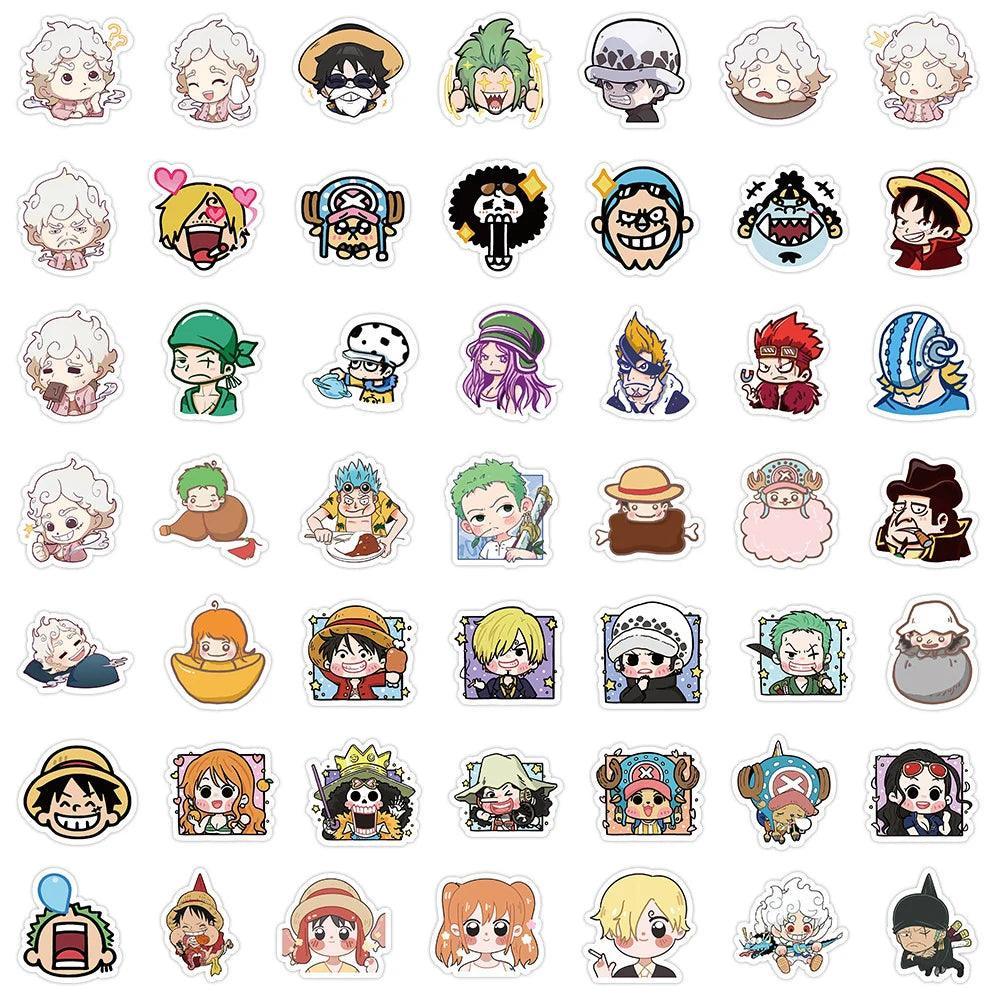 Gear Up for Adventure with One Piece Luffy Gear Fifth Chibi Stickers! - Rexpect Nerd