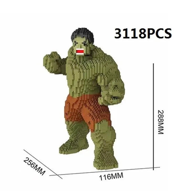 Cartoon Anime Figure Dinosaur Blocks Building Toy Anime Bricks Educational Brinquedos for Kids Gift Children Christmas Present