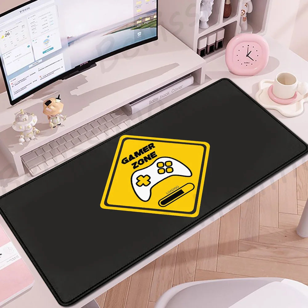 Retro Game Controller Mouse Pad Anti-Slip Rubber XL Desk Mat Office Computer Large Gaming Accessories HD Gamer Mousepad Playmat