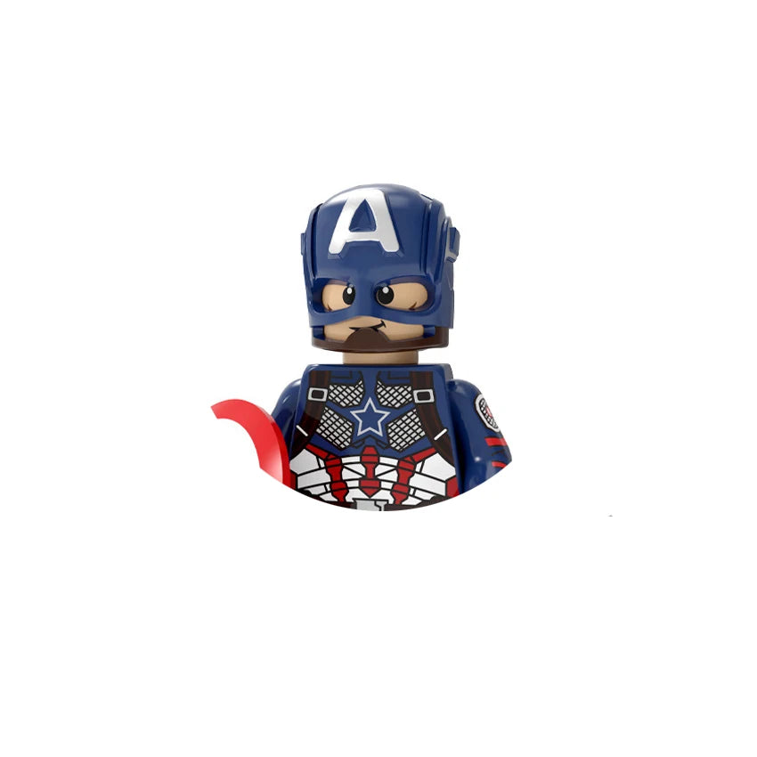 Disney Hot 3D mini Avengers superhero Character Model Set Building Blocks Assembling Toys Children's Birthday Gifts Boys Girls