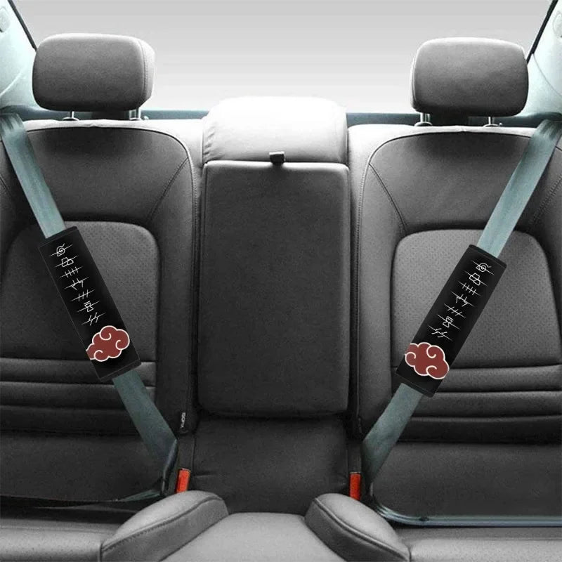 Naruto Car Seat Belt Covers - Soft Anime Shoulder Pads for Men & Women