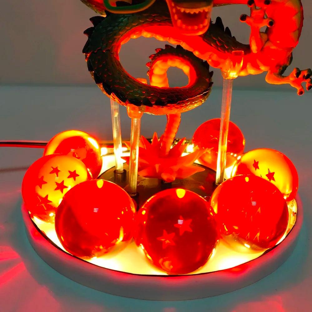 Dragon Ball Z Shenron Action Figure with Crystal Balls & LED Display - DBZ Gift