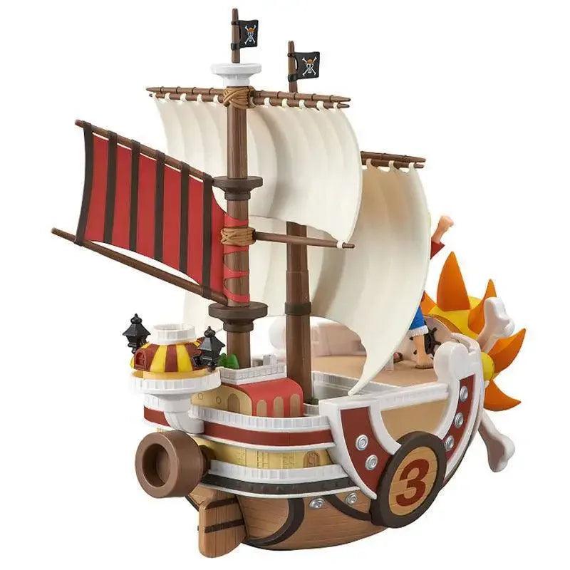 One Piece Mini Ship Model – Luffy's Pirate Boat Collectible for Kids & Fans