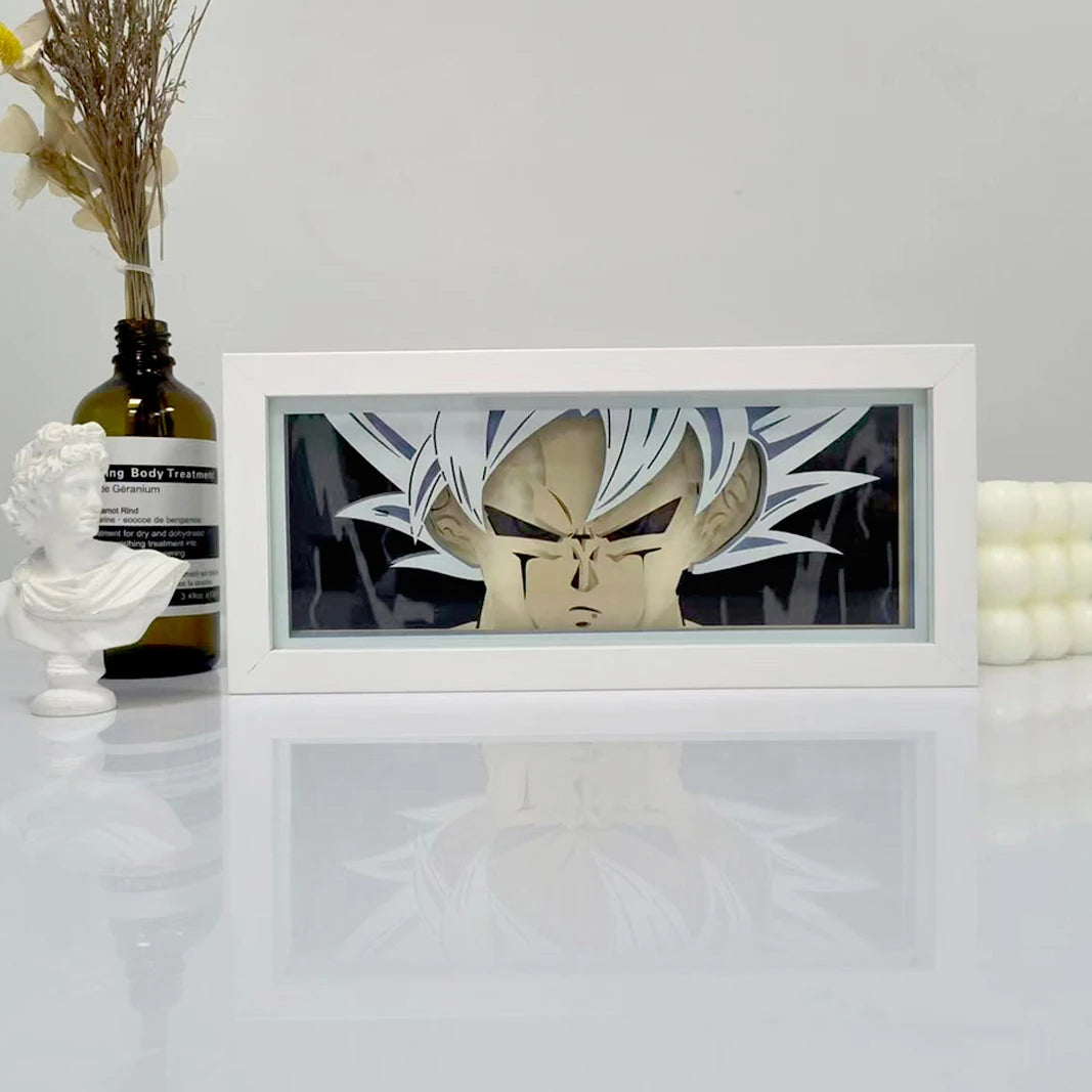 Dragon Ball 3D LED Light Box – Anime Paper-Cut Night Lamp with Remote