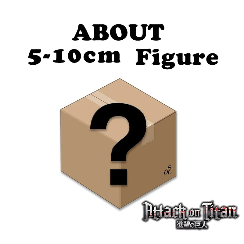 Attack on Titan Figure Anime Blind Box Mystery Box Yeager Eren Ackerman Mikasa Levi Figurines Surprise Box Desktop Decorations