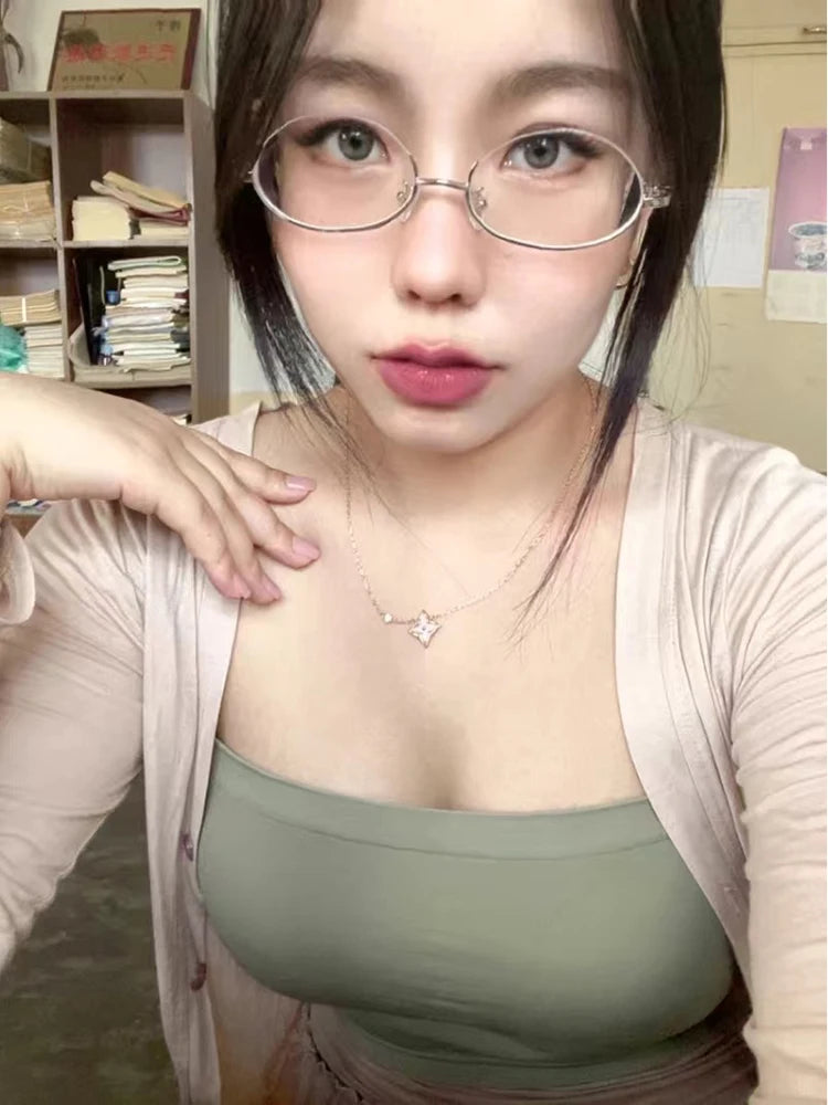Anime Cosplay Half-Frame Glasses – Lolita & Royal Elder Sister Aesthetic