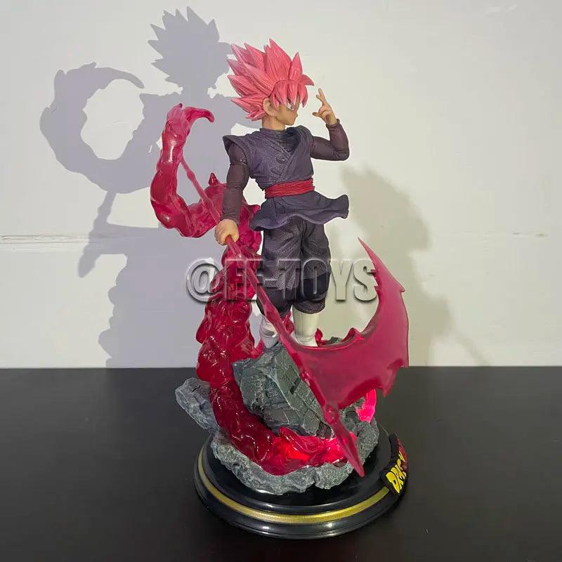 Zamasu & Black Goku Action Figure – Dragon Ball Z PVC Model with Illuminated Base