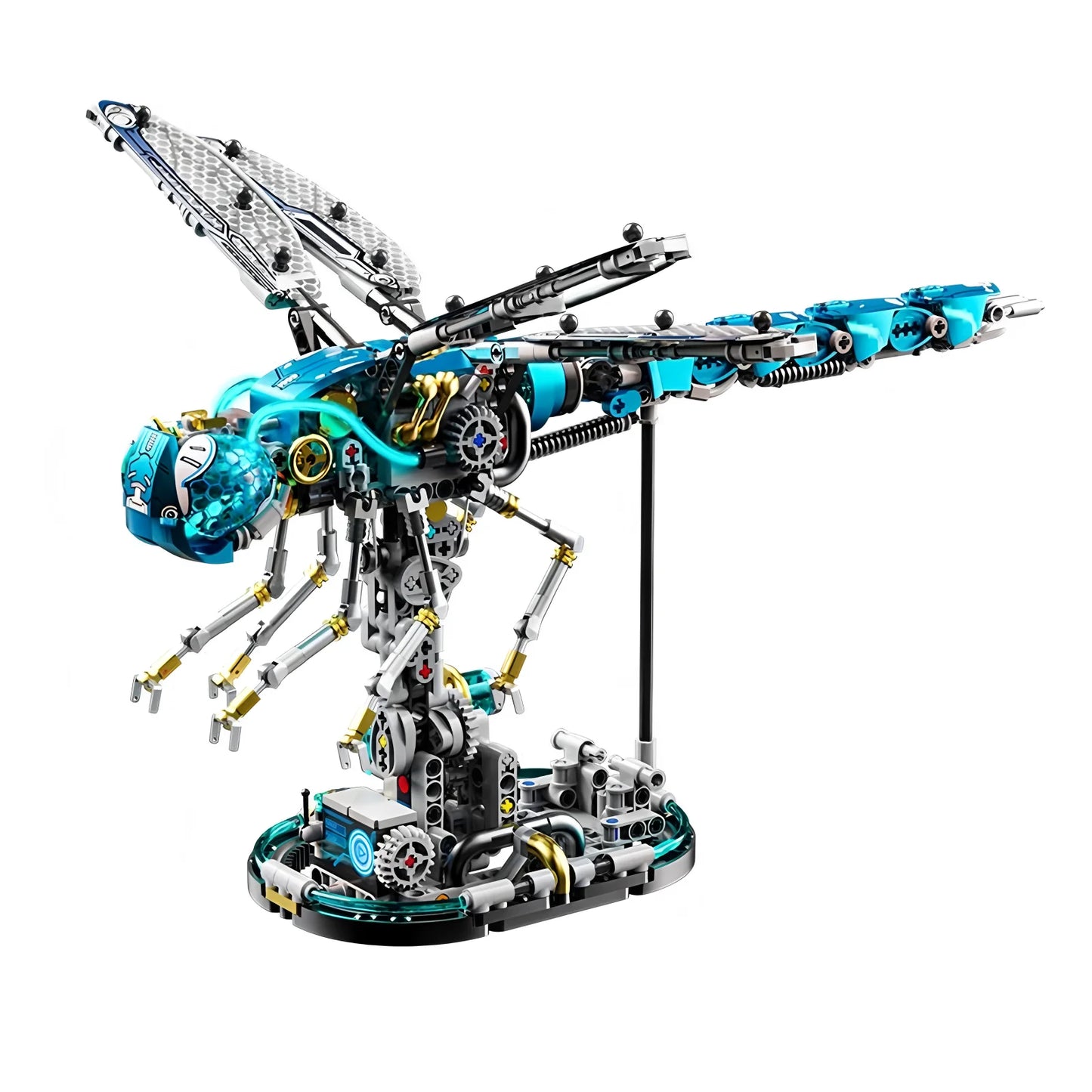 866 pcs Dragonfly building blocks model Children's mechanical building blocks Scientific building blocks educational toys gift