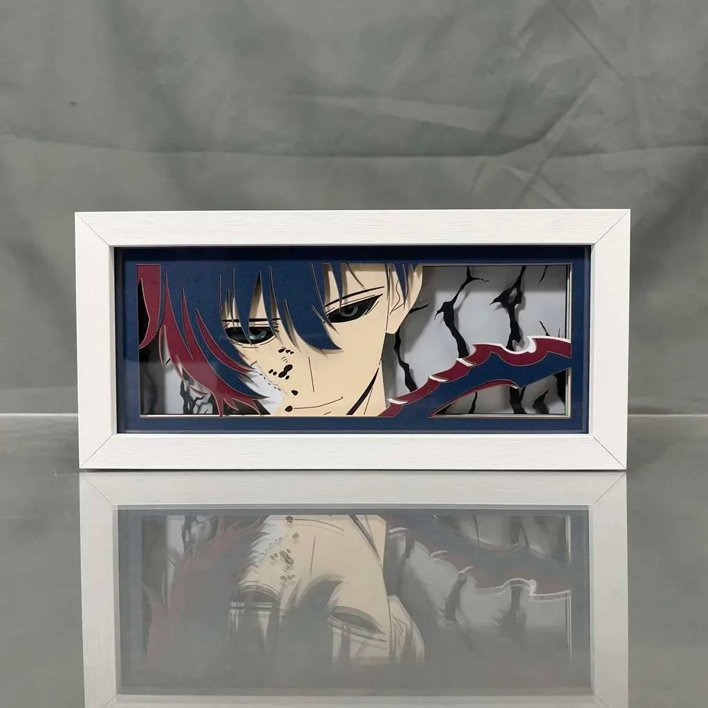Solo Leveling Sung Jin-Woo LED Light Shadow Box – Anime 3D Papercut Lamp