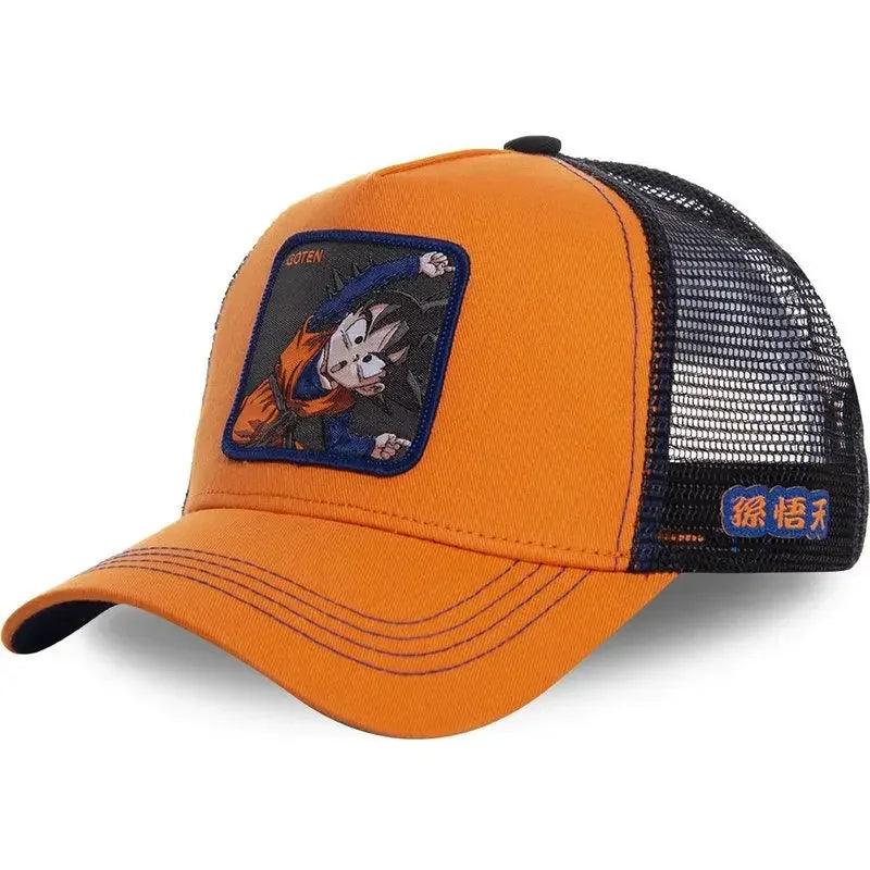Unleash Your Inner Saiyan! Dragon Ball Z Goku Baseball Cap - Unisex, Adjustable, Perfect for Cosplay, Summer & Everyday