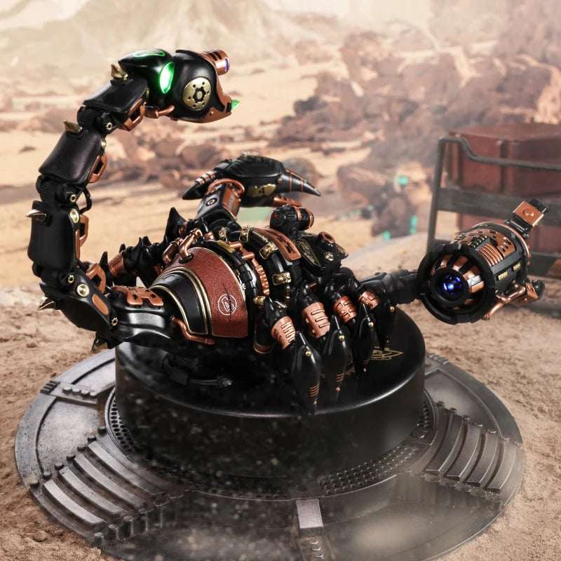Robotime Rokr MI Series 4 kinds of Plastic Puzzles Emperor Scorpion Beetles Golden Coin Turtle 3D Assembly Building Block Sets