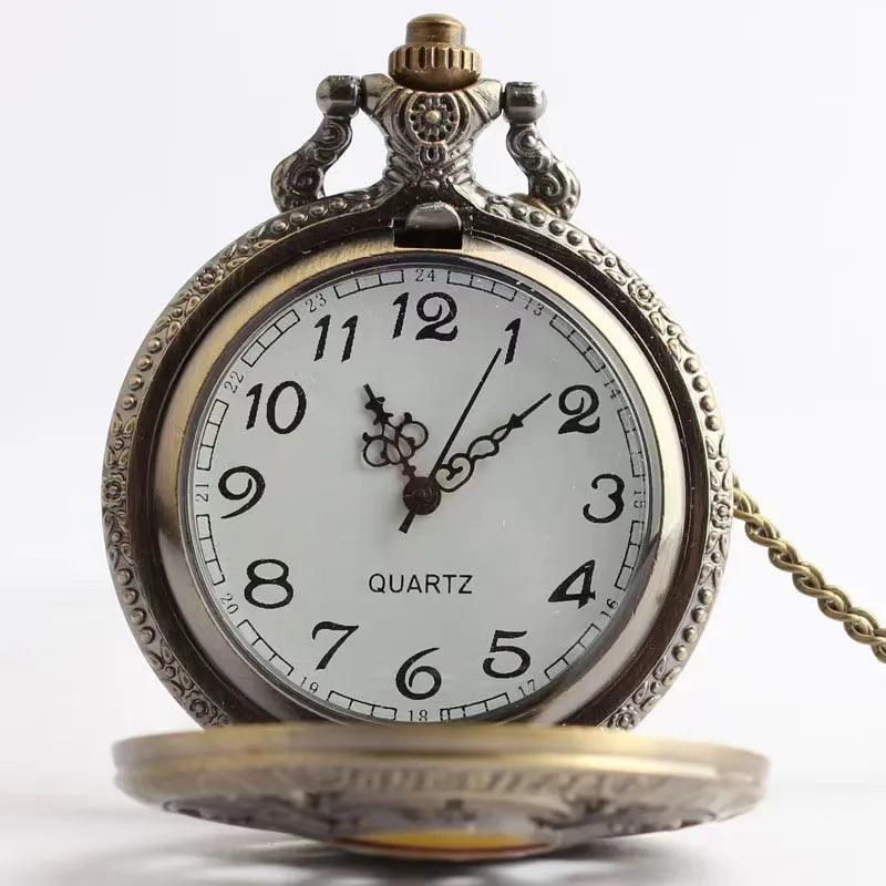 One Piece Vintage Pocket Watch - Bronze Anime Accessory for Fans