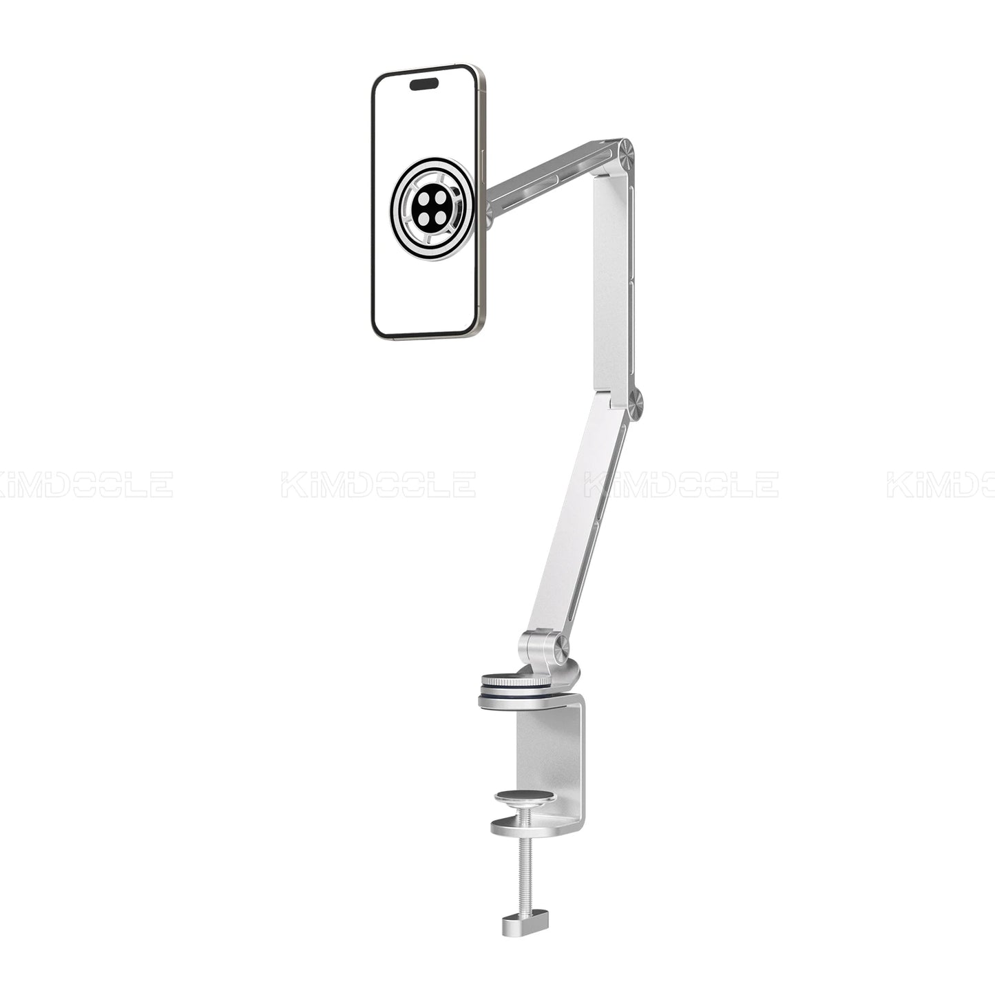 Kimdoole iPad Galaxy Xiaomi Tablet Kindle Tablet Desktop Adjustable Rotating Display Stand Magnetic Bed Phone Stand Clip Mount