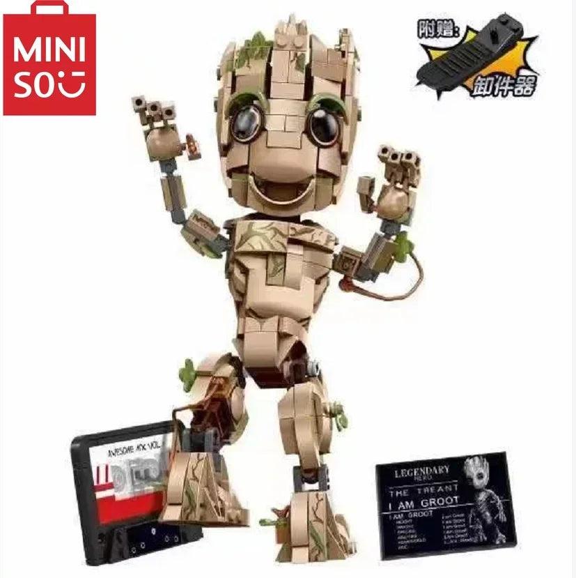 MINISO Disney Super Galaxy Heroes Building Block Set – Marvel DIY Toy for Kids