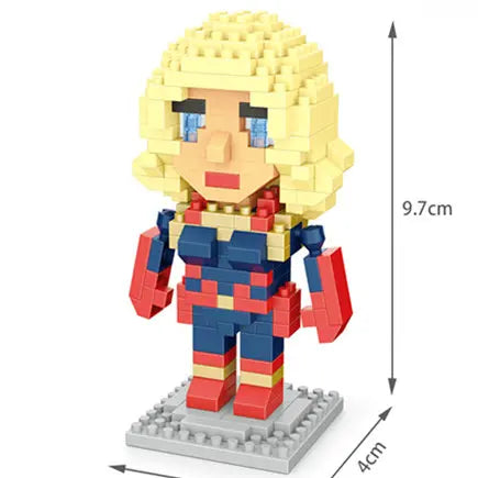 Disney Hero Cartoon Micro Particle Building Blocks Children Assembly Toy Anime figure Boy Girl Kid Gift Cute And Pretty