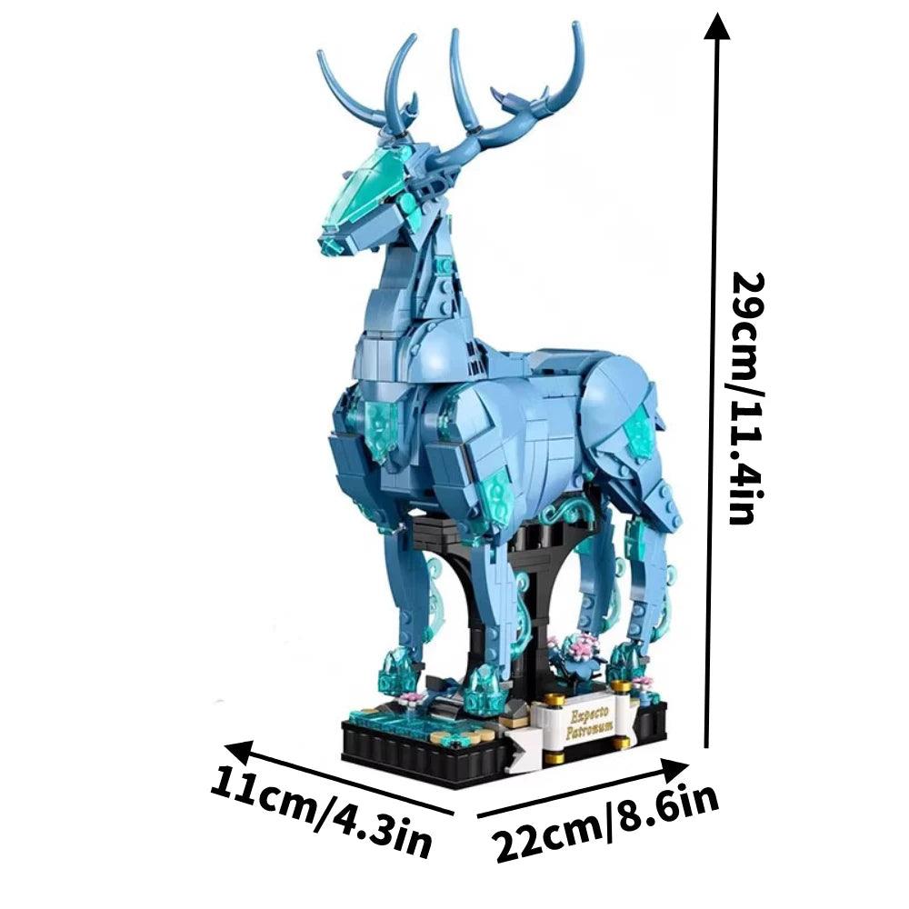 Wizarding World Patronus 2-in-1 Building Blocks Set - Collectible Christmas Gift for Teens 14+