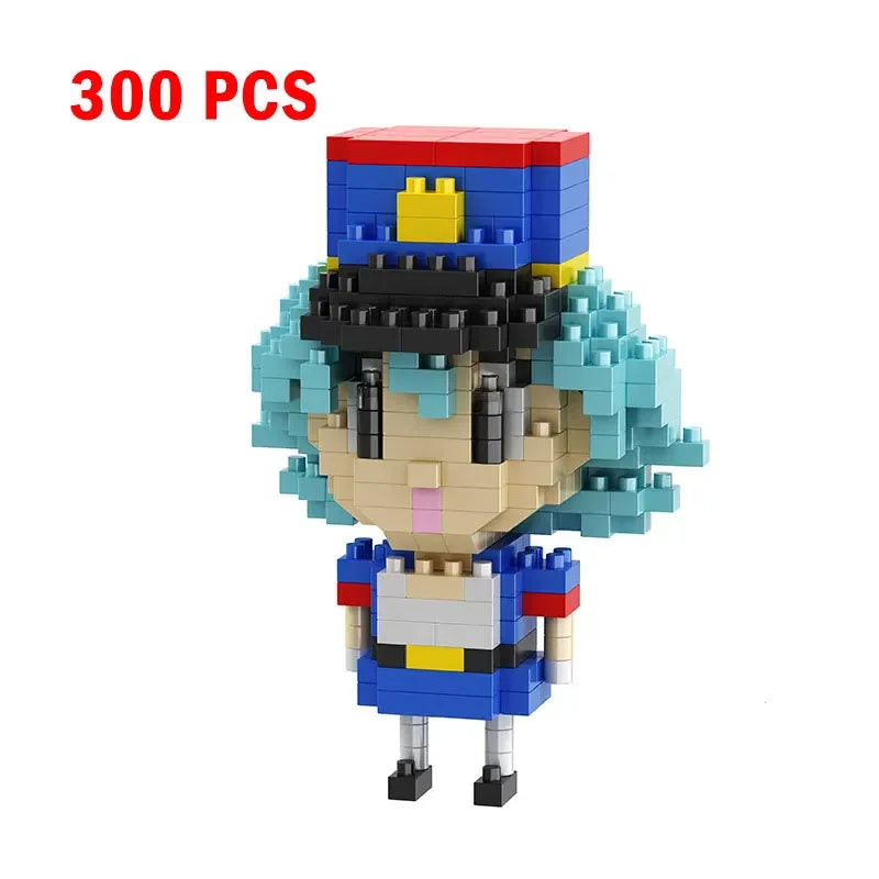 66pcs Pokemon Small Building Nanoblock Cartoon Pikachu Animal Model Education Game Graphics Pokemon Toys For Kids Birthday